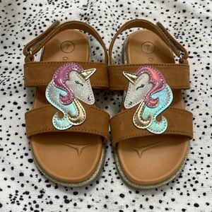 Brand new unicorn Cat & Jack sandals